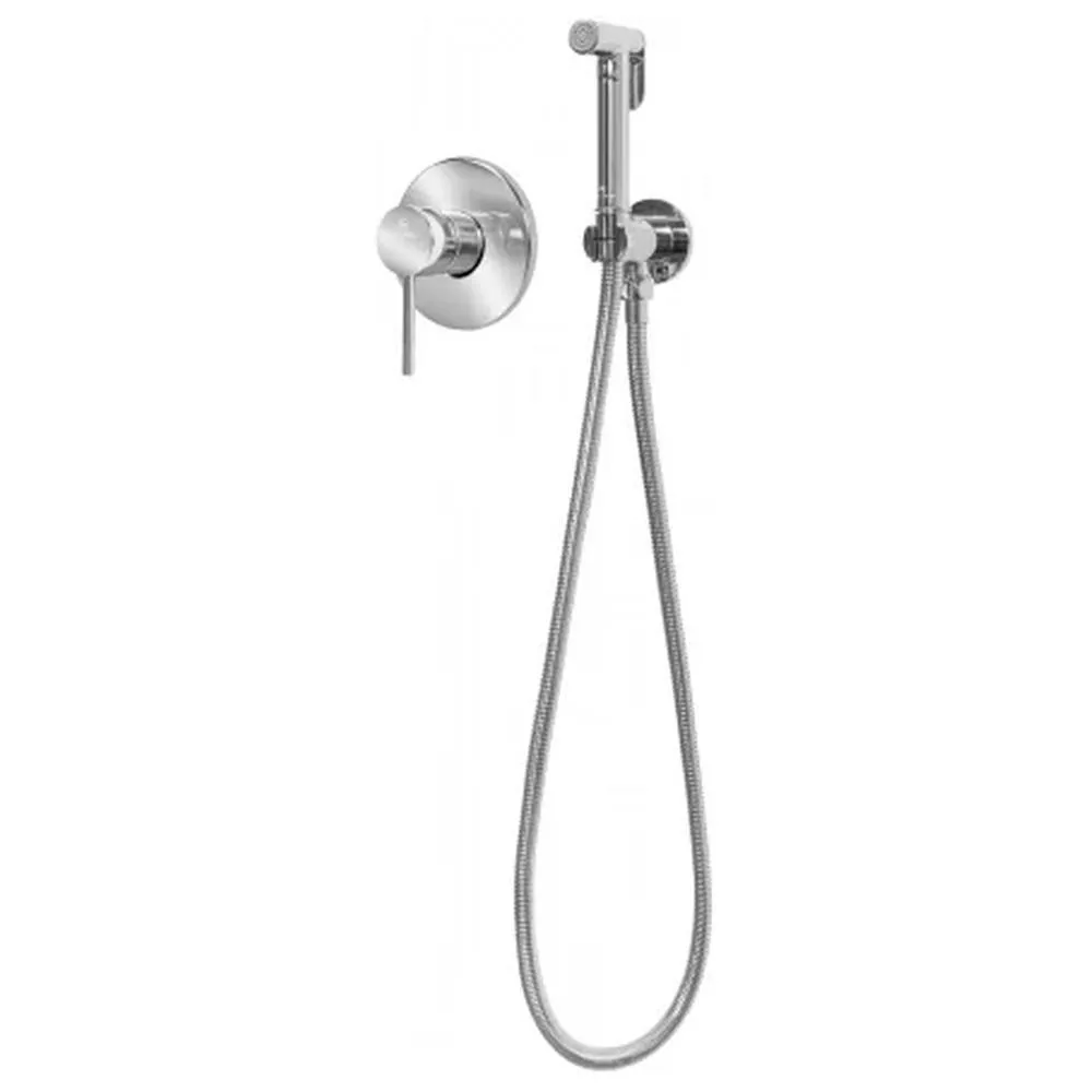 Гигиенический душ со смесителем встраиваемый Grocenberg GB1003CR, хром