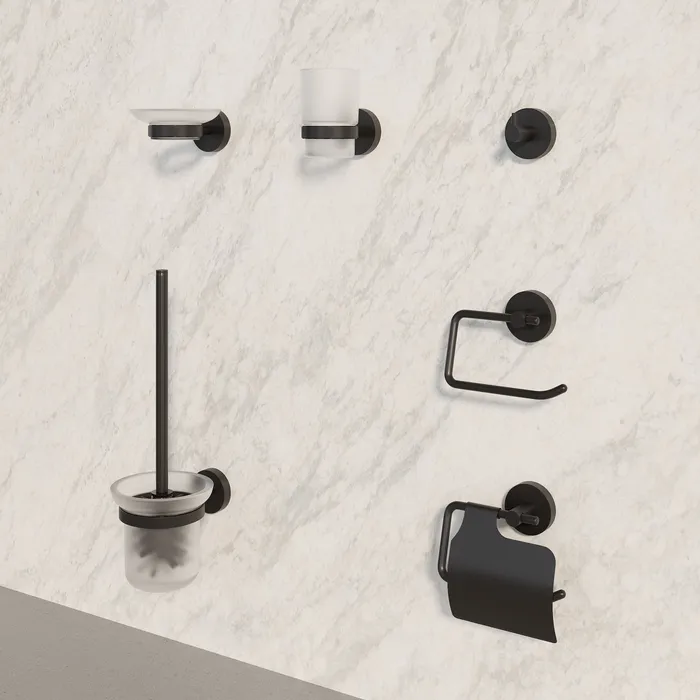 Крючок одинарный, черный матовый, сплав металлов, Sena, IDDIS, SENSB01i41