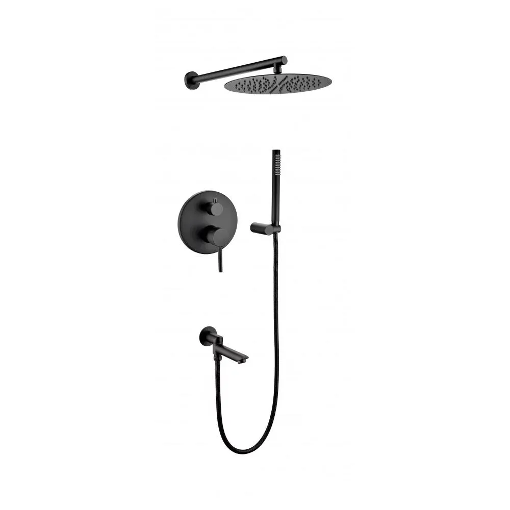 Душевая система встраиваемая Grocenberg GB5099BL-1, черный