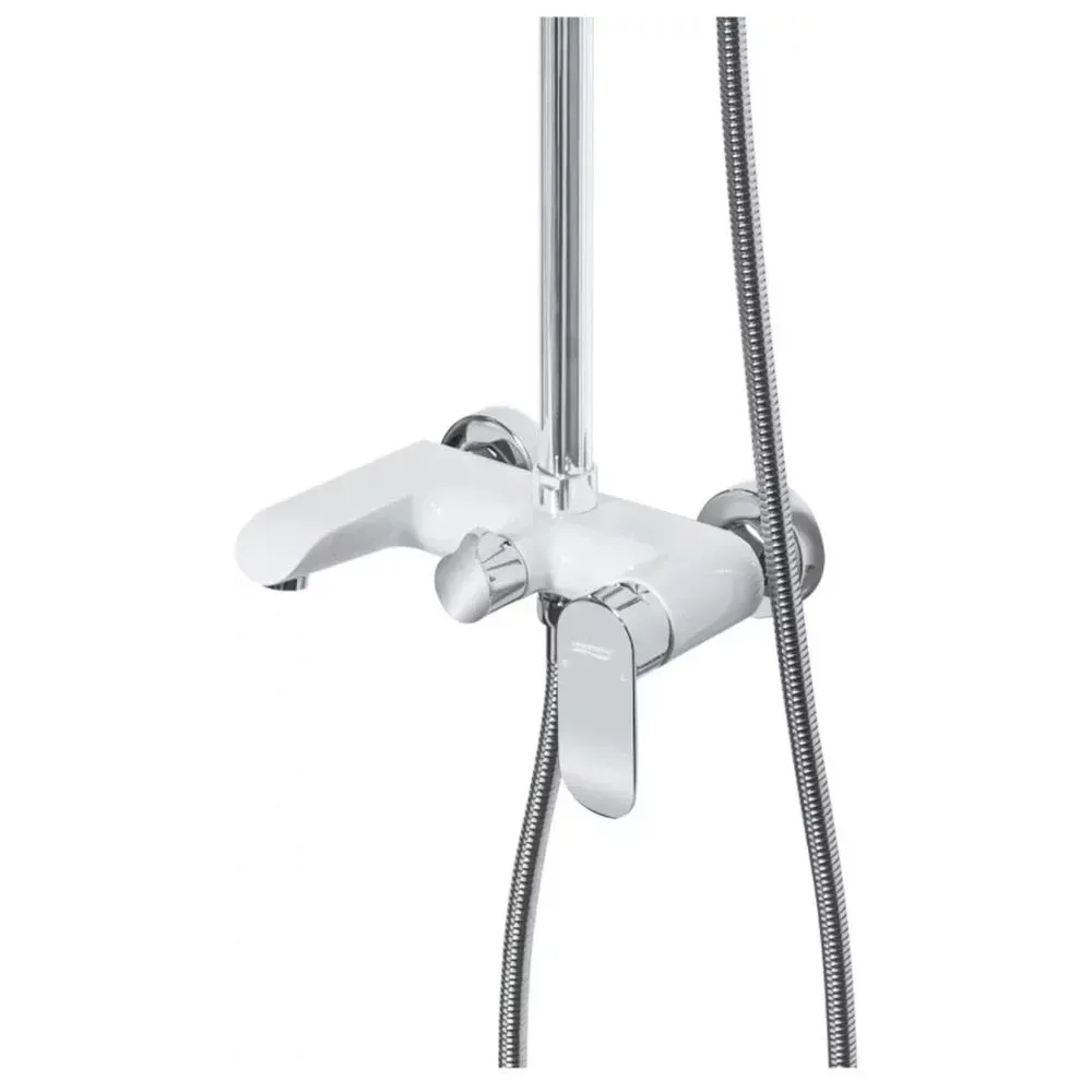 Душевая система Grocenberg GB7010WC, белый/хром