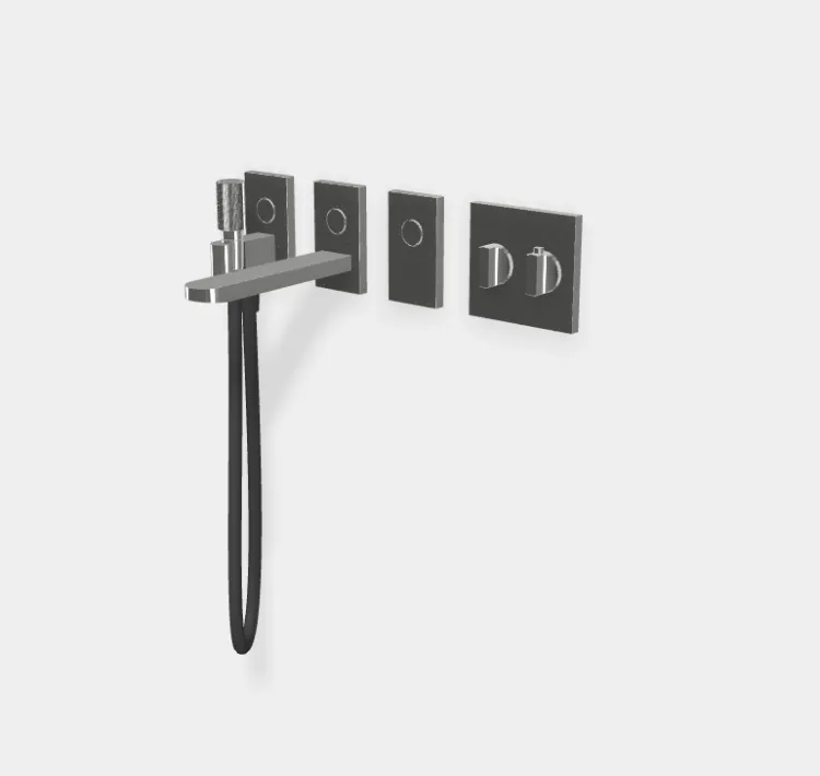 Смеситель для ванны и душа Fima Carlo Frattini Switch, на 3 потребителя, хром (F5947CR)