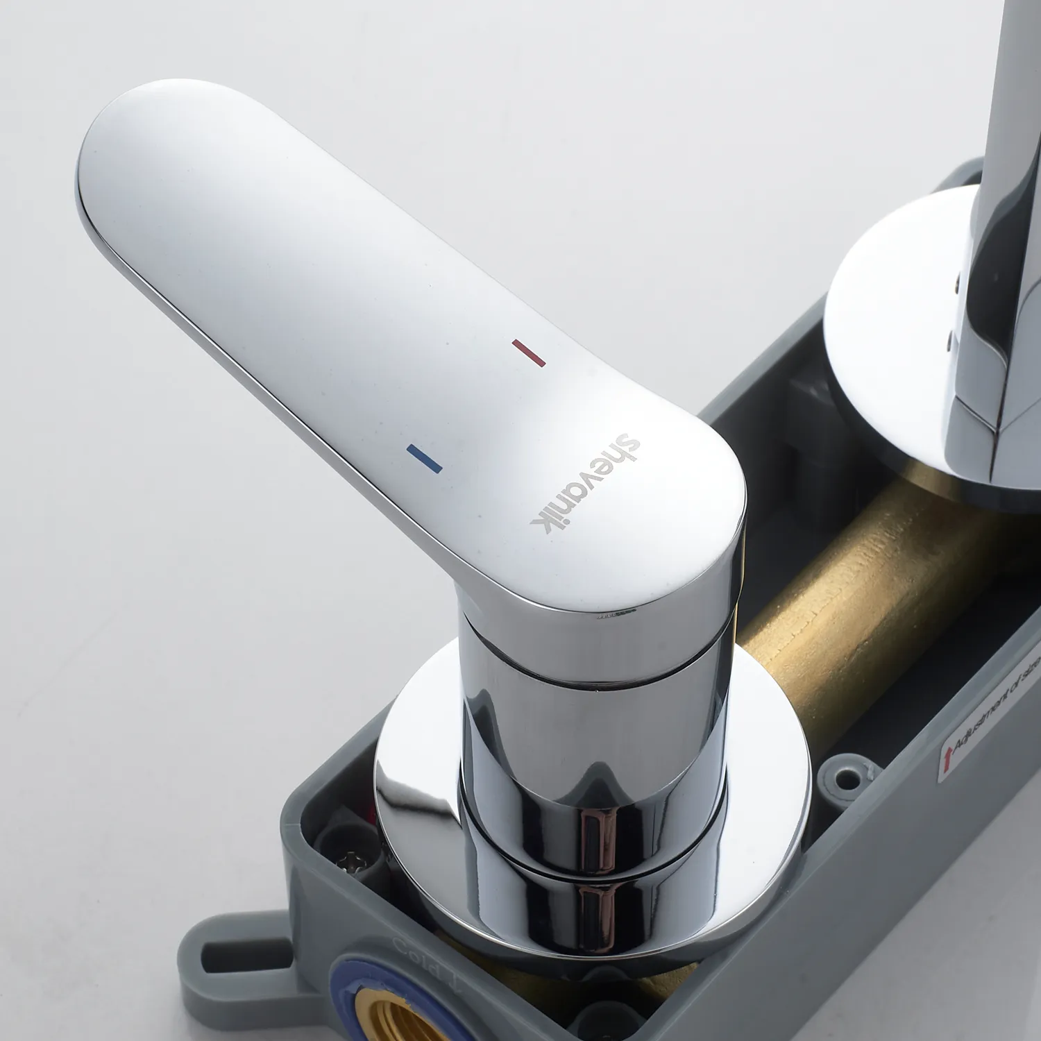 Смеситель для раковины встраиваемый Shevanik S4341, хром