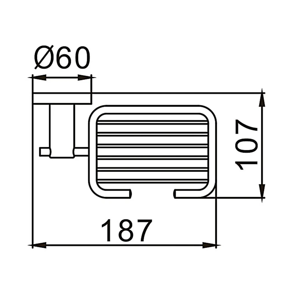 Мыльница FRAP F30202-1, черный