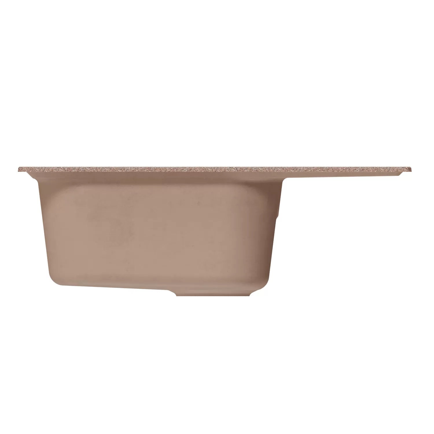 Мойка MIXLINE ML-GM18 с крылом  терракотовая (307) 640*490*190мм NEW (551969)