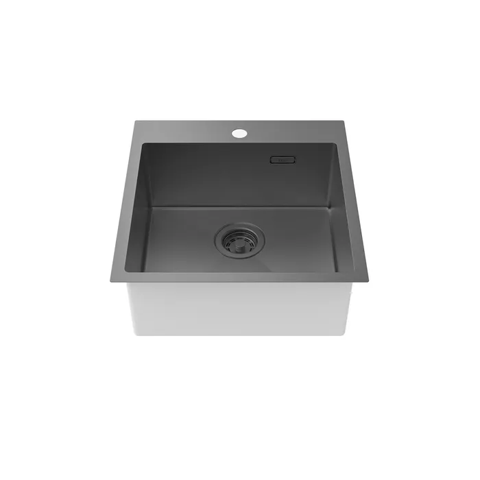Мойка IDDIS Haze нерж. сталь, графит, 490*510 (HAZ49GMi77)