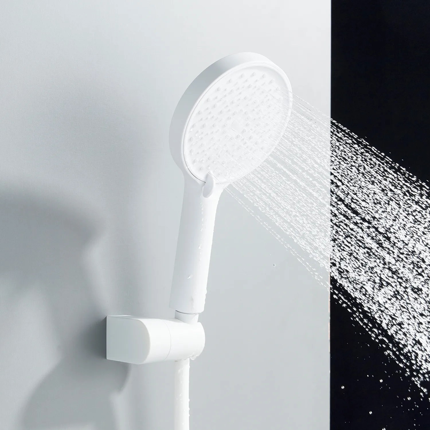 Смеситель для душа Shevanik S4716C, белый