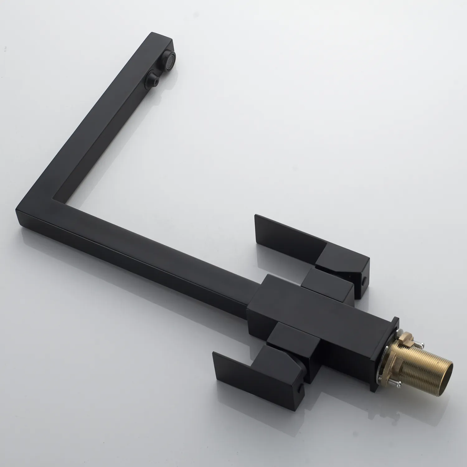 Смеситель для кухни с подключением фильтра Shevanik S148H, черный