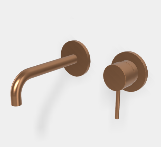 Смеситель для раковины Fima Carlo Frattini Spillo Up, брашированная янтарная бронза (F3051WX9ZS)