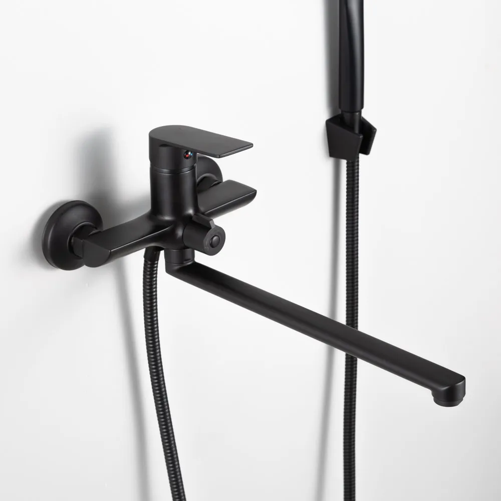 Смеситель для ванны FRUD R22158-6, черный