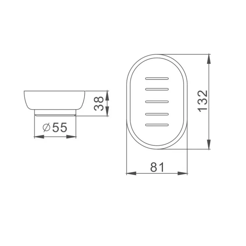Мыльница D-Lin D6004, белый