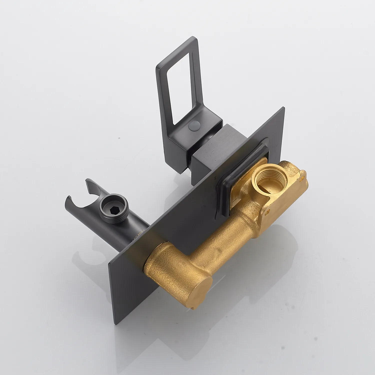 Гигиенический душ со смесителем Shevanik S6805T, оружейная сталь