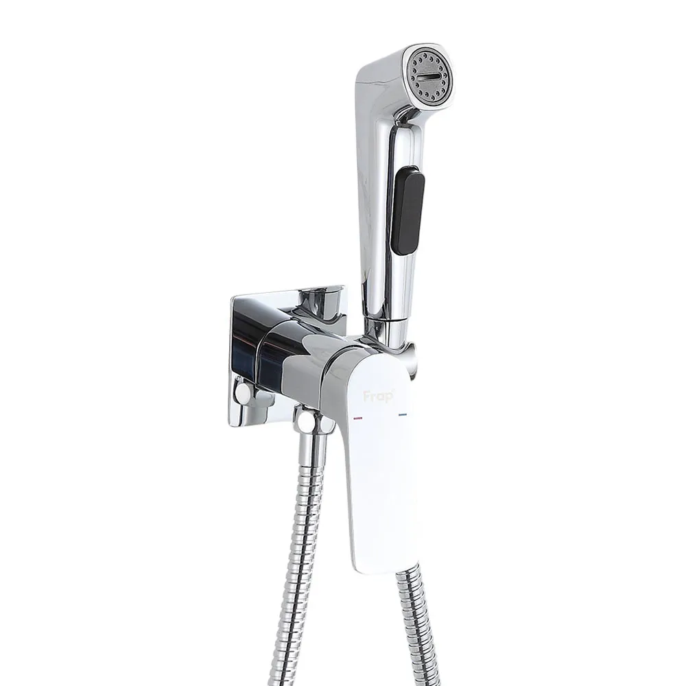 Гигиенический душ со смесителем FRAP F7586-2, хром