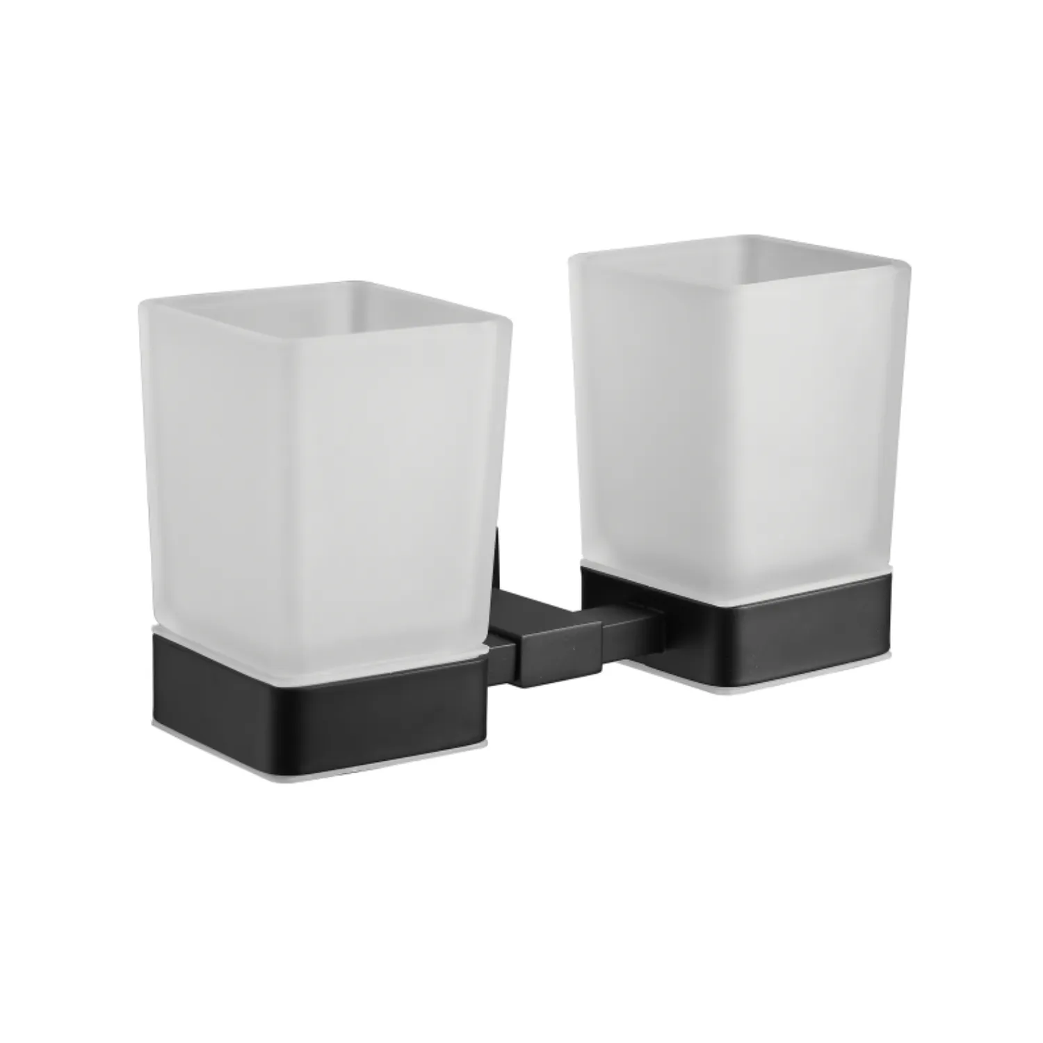 Стакан для ванной комнаты двойной Shevanik SG5622H, черный