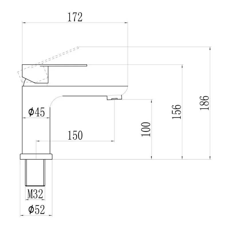 Смеситель для умывальника Fmark FS8801H