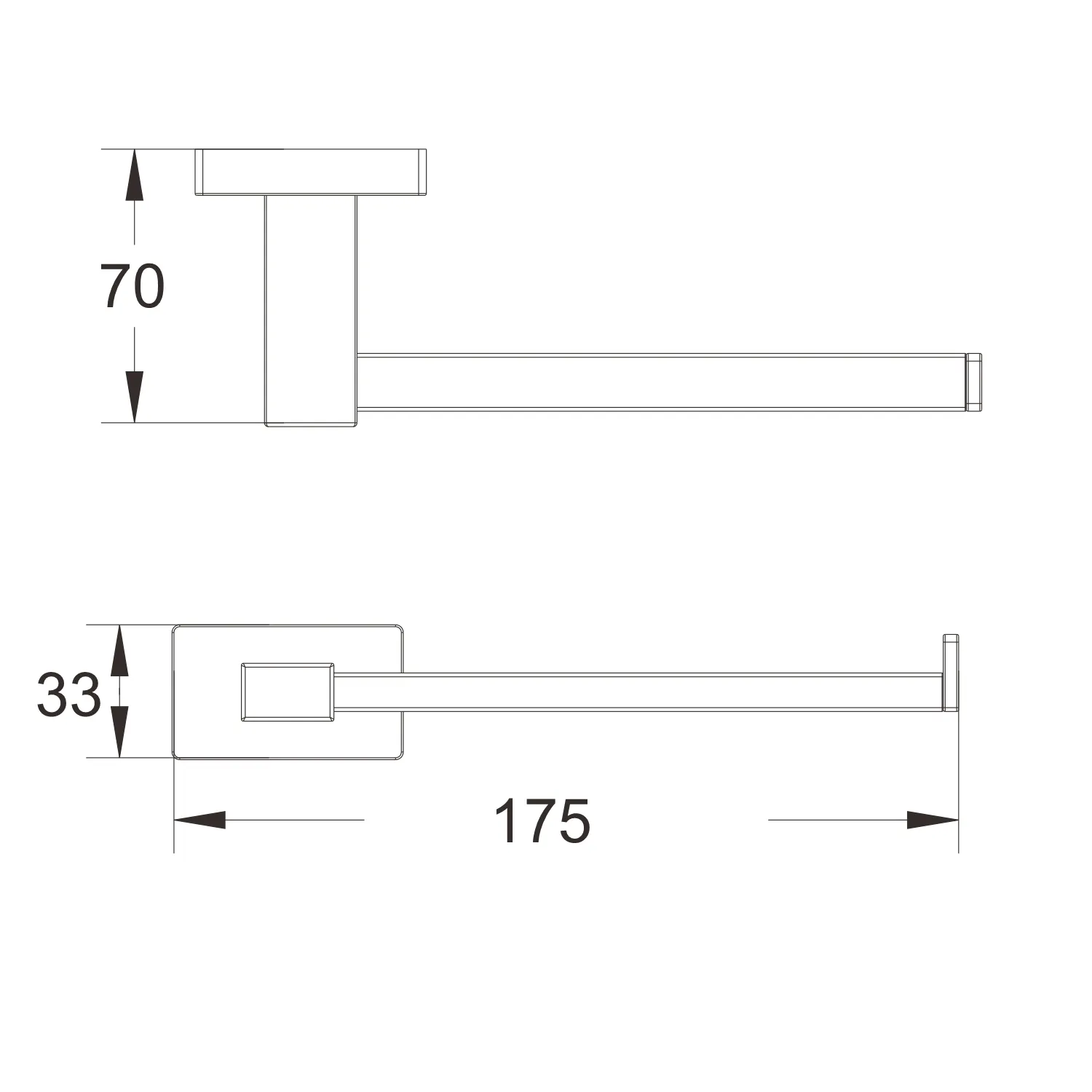 Держатель для туалетной бумаги Shevanik SG5615C, белый