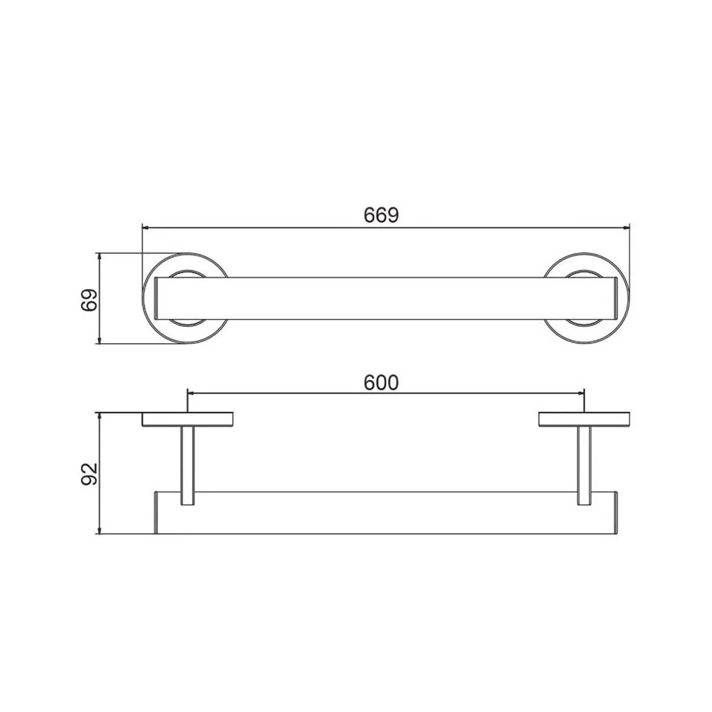 Поручень для ванной GAPPO G8106-9,