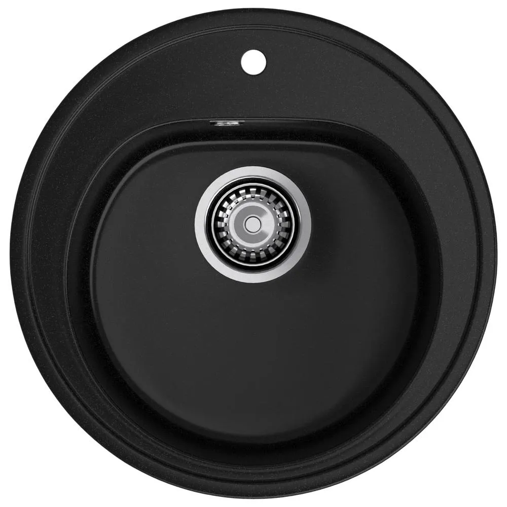 Кухонная мойка GranFest RONDO 510, черный