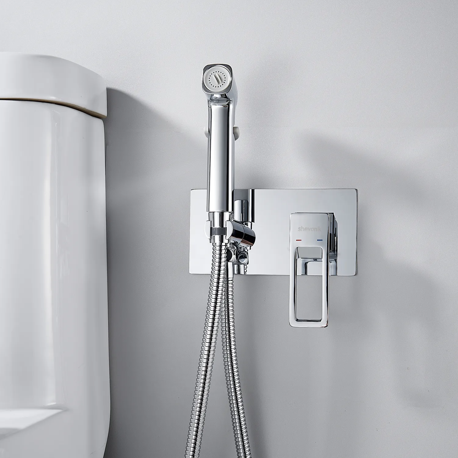 Гигиенический душ со смесителем Shevanik S6805, хром
