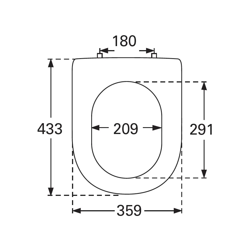 9M68 S101 SUBWAY 2.0 Сиденье для унитаза с крышкой, Quick Release, Soft Closing, Альпийский белый