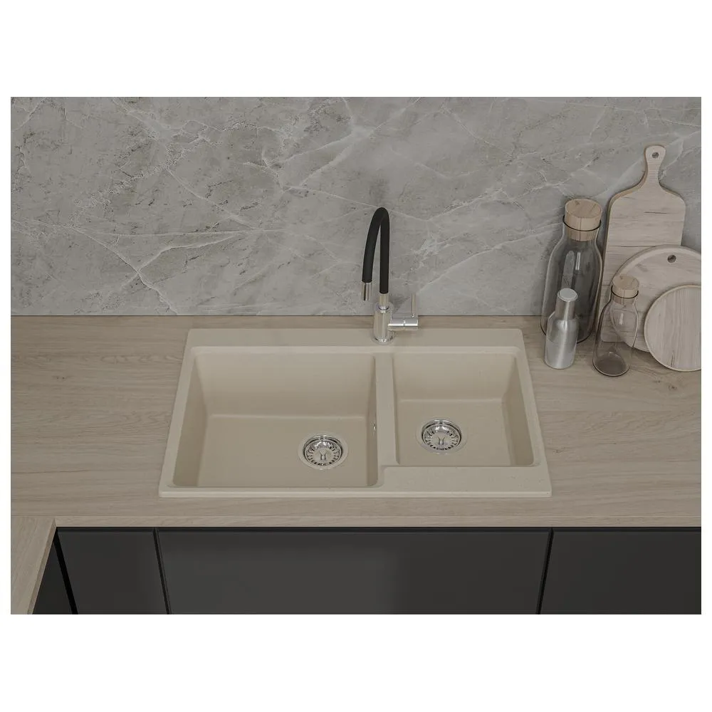 Кухонная мойка GranFest LEVEL 780K, кашемир