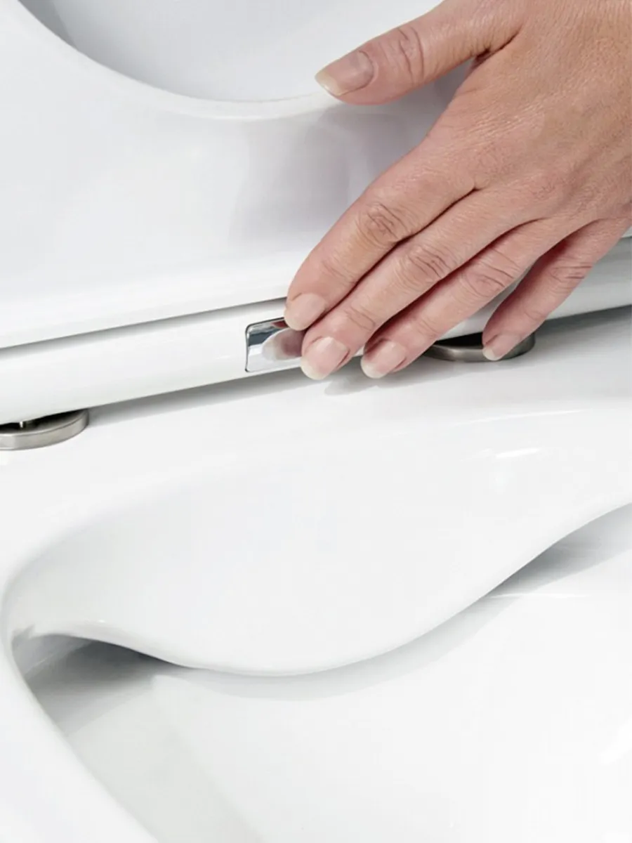 Унитаз приставной Maretti Elena безободковый с микролифтом, EA10PRBM14-844, белый