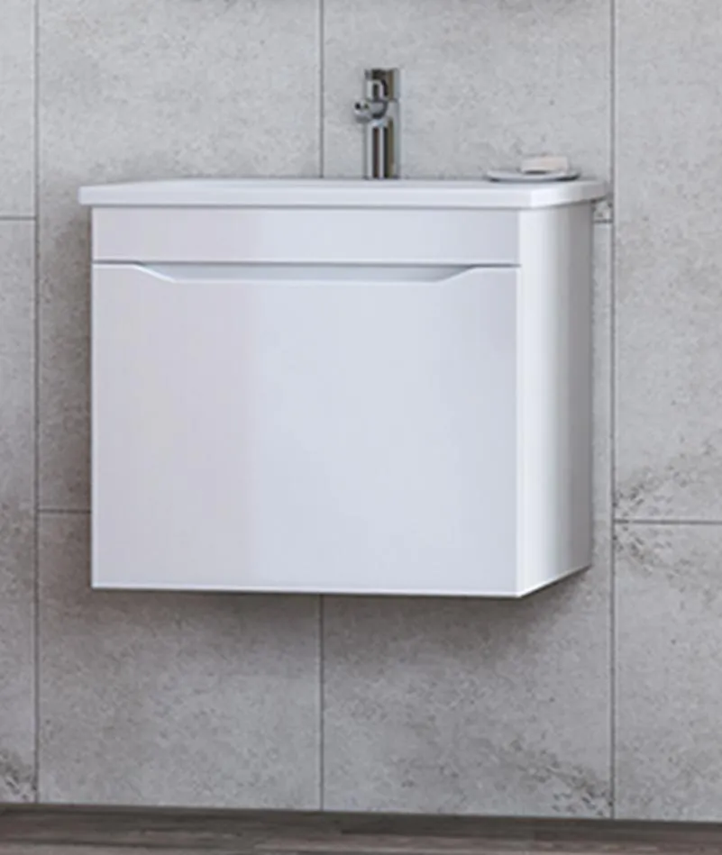 Тумба с раковиной подвесная VIGO Grani tp.GRI.ELI.60.1Y, 60 см