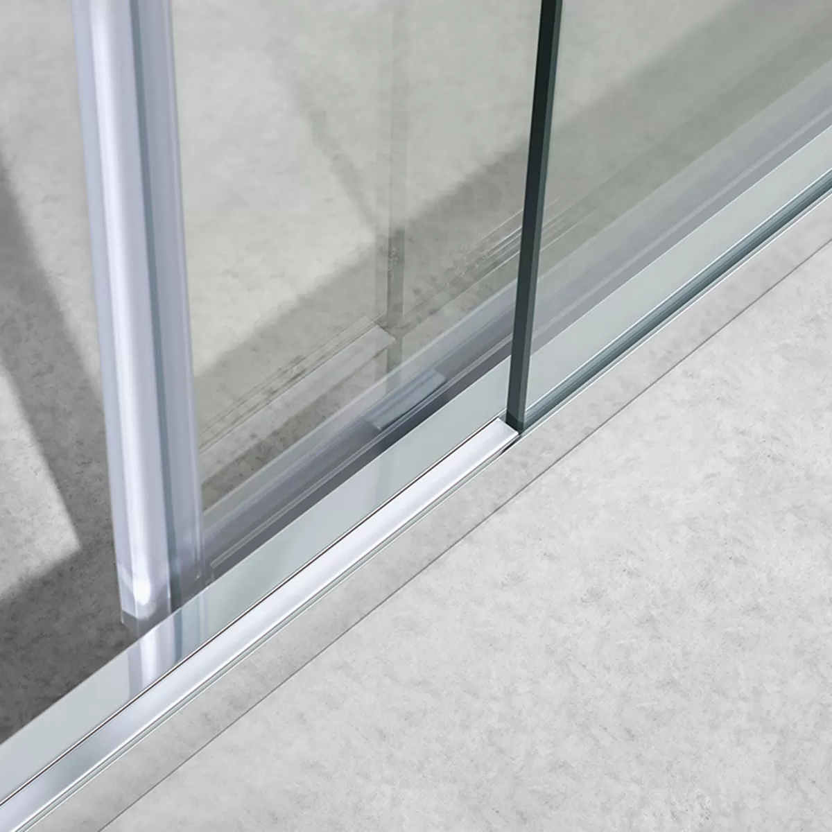 Душевая дверь Vincea Slim-U (VDS-2SU110CL) 1100х2000 мм, хром, стекло прозрачное