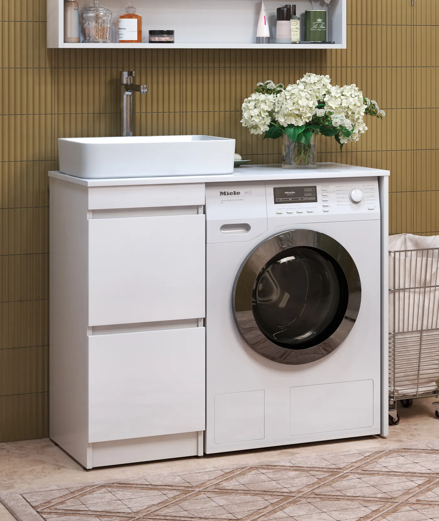 Тумба с раковиной напольная VIGO Urban tn.URB.40.2Y, 40 см