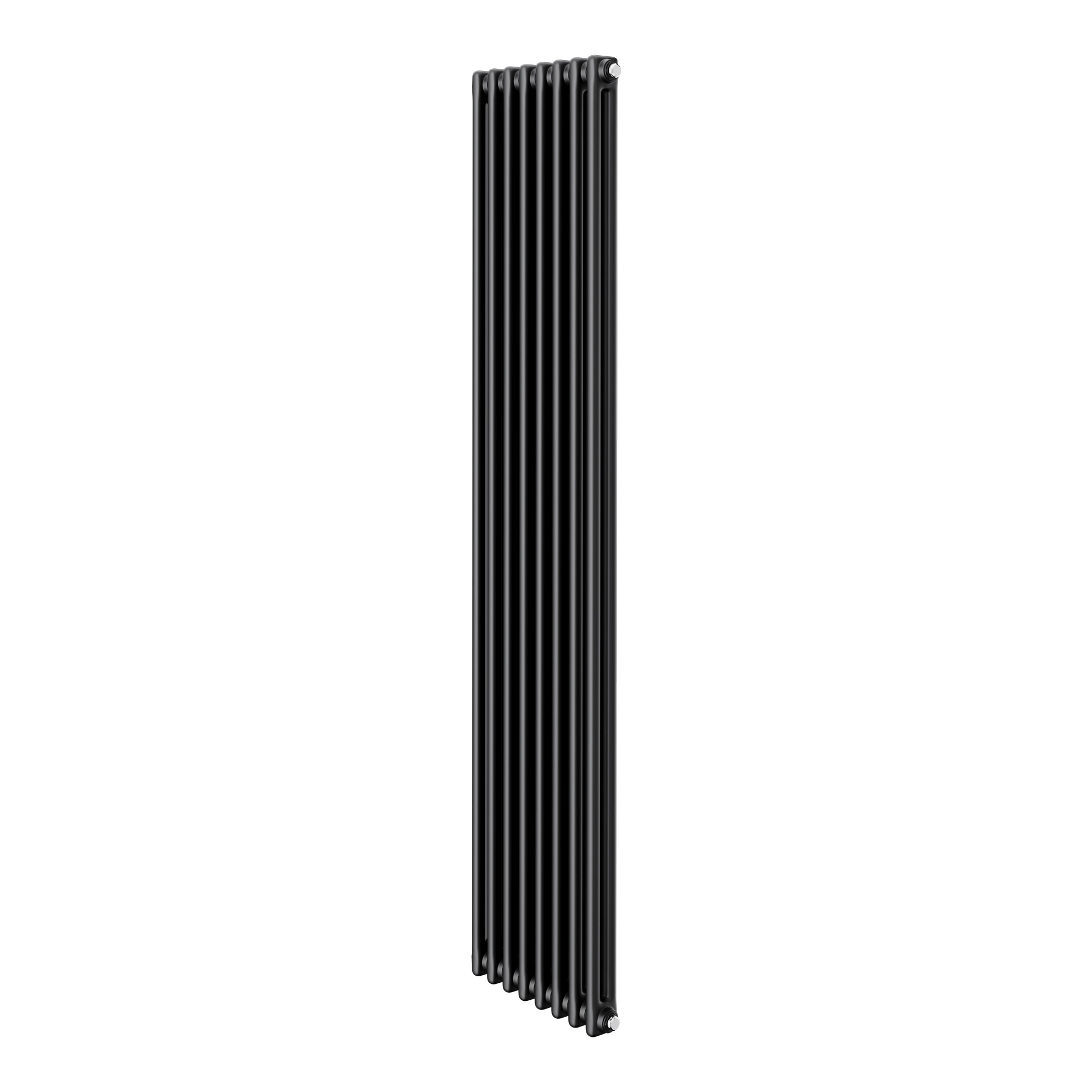 Трубчатый дизайн-радиатор Royal Thermo Insignia C2180 8 секций, черный, боковое подключение