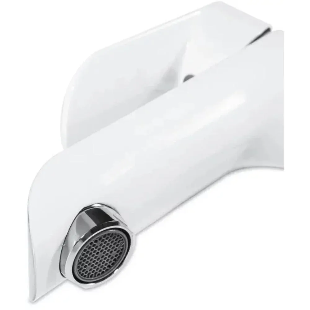 Смеситель для раковины Grocenberg GB2010WC, белый/хром