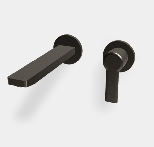 Смеситель для раковины Fima Carlo Frattini Mast, брашированный черный хром (F3141WLX8CS)