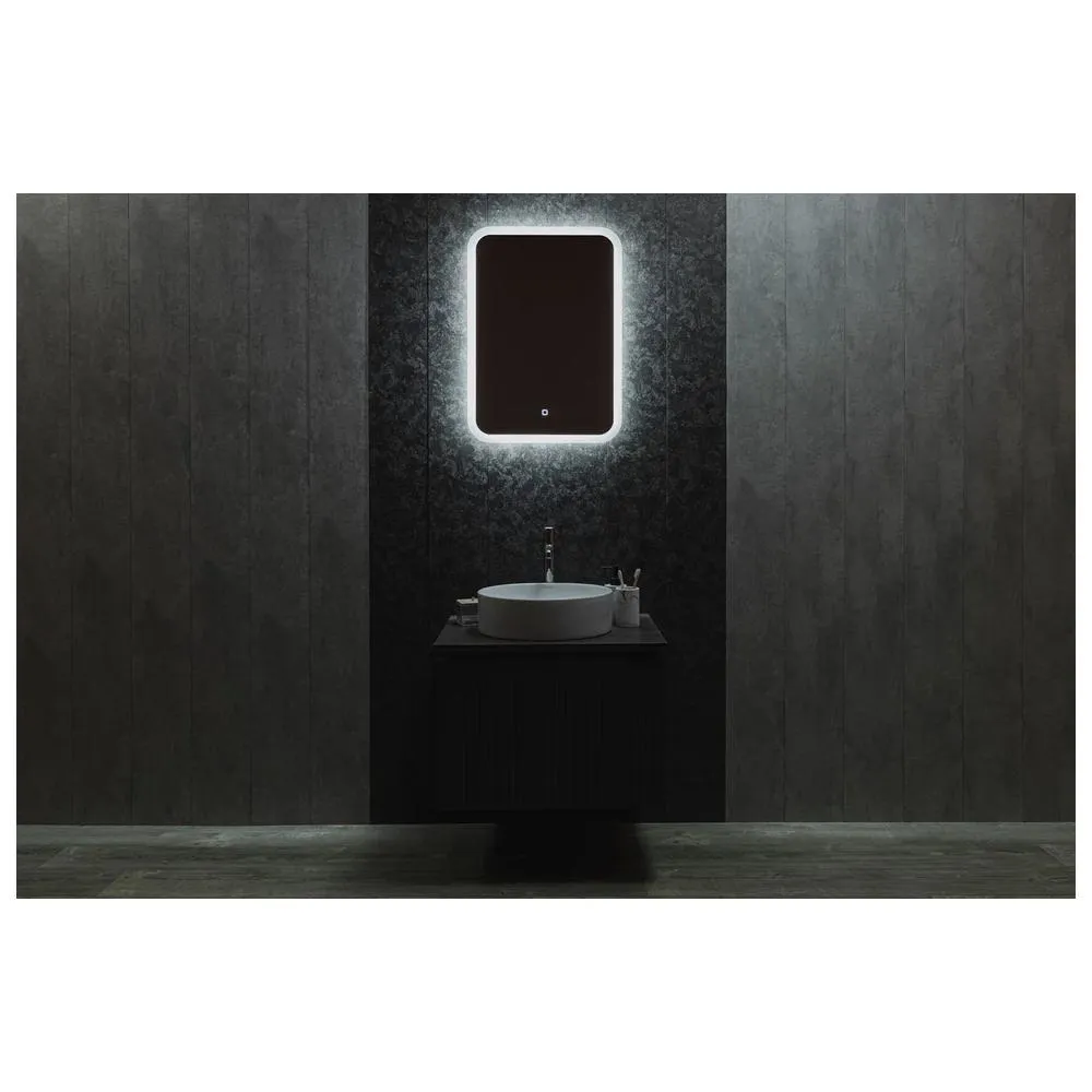 Зеркало Silver Mirrors Stiv-Lite 500х700 (открытая подсветка, cенсорный выключатель)