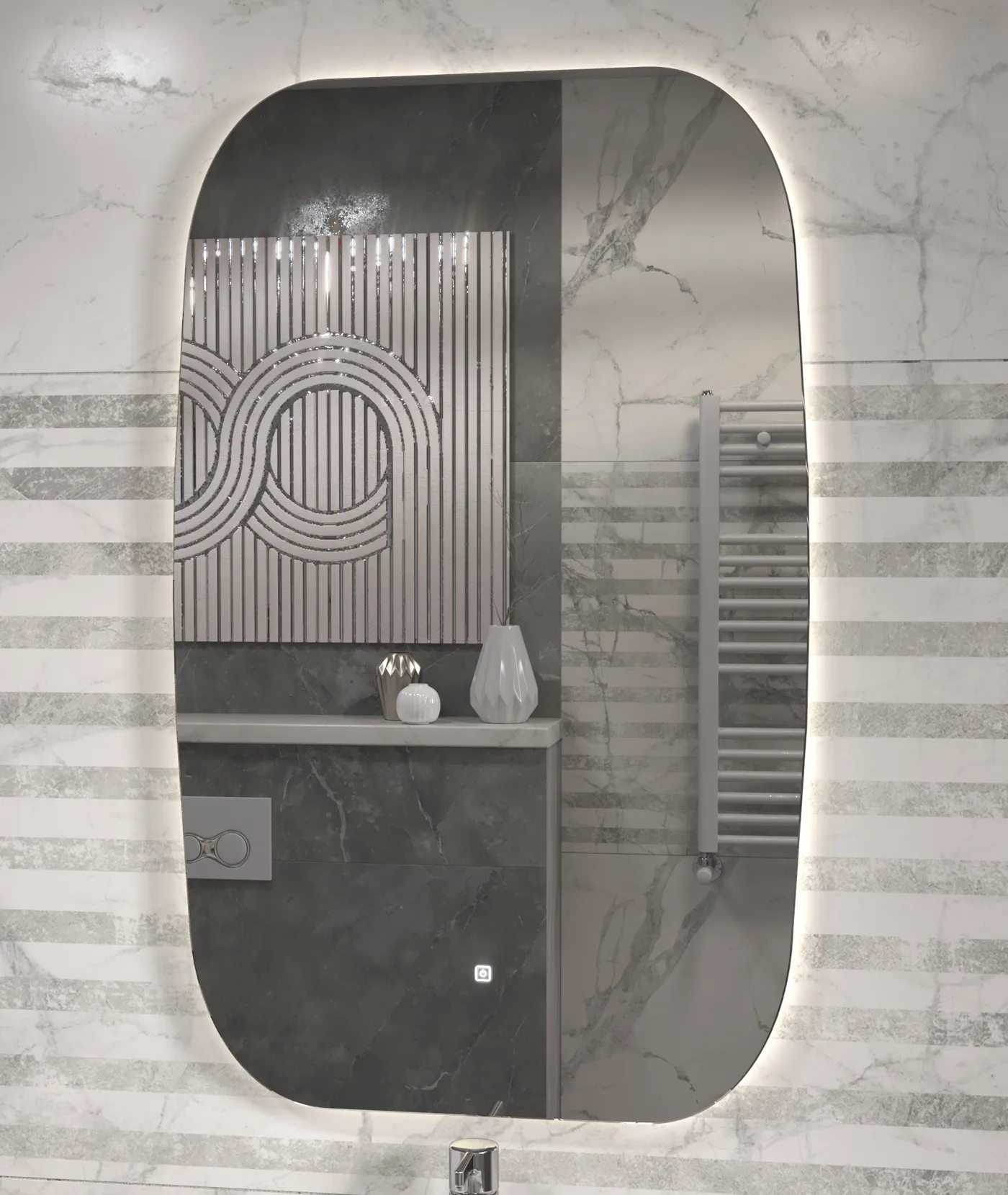 Зеркало VIGO Spin z.LEV.60.Classic, 60 см