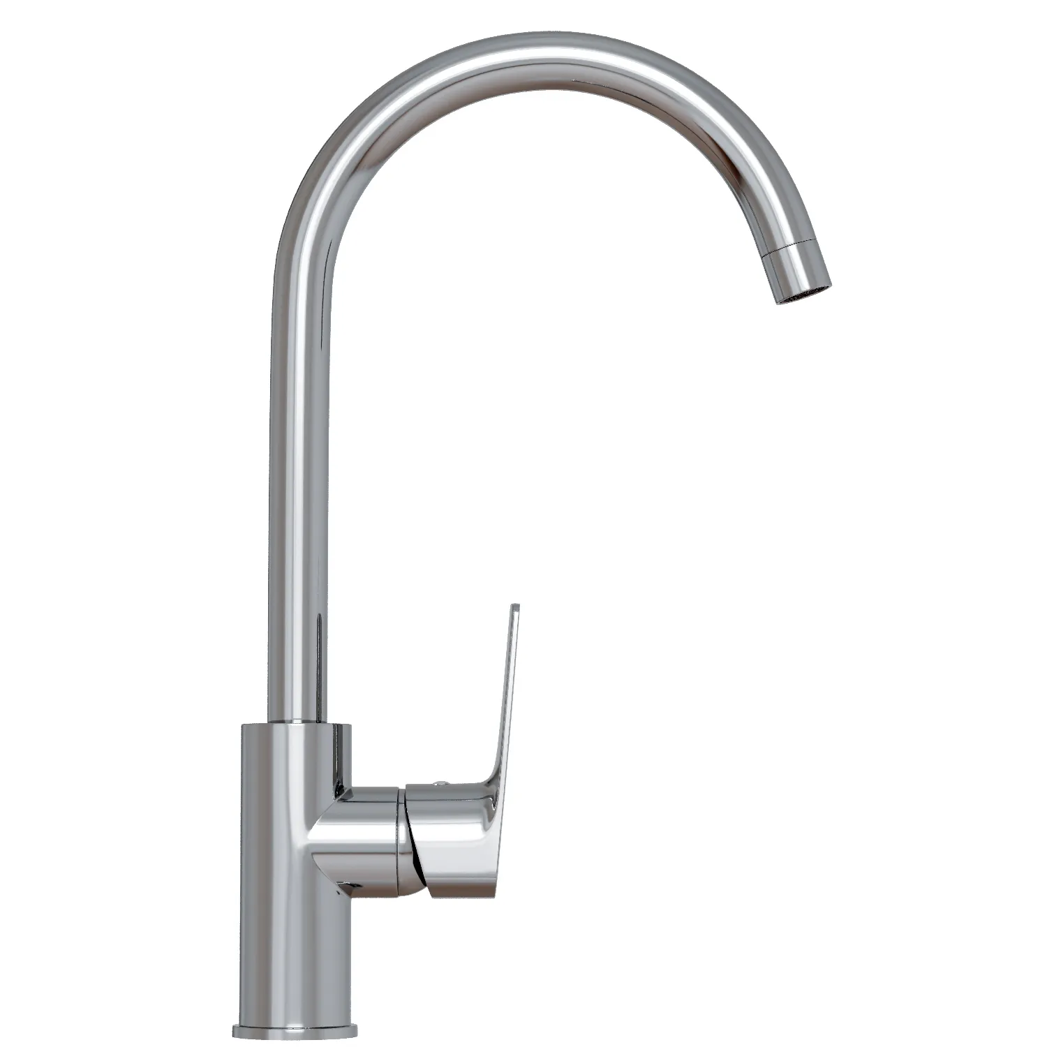 Смеситель для кухни 35k MIXLINE МЛ15-031(ML15-031) выс.излив б/отв бок п/гайку (без подводки) (556663)