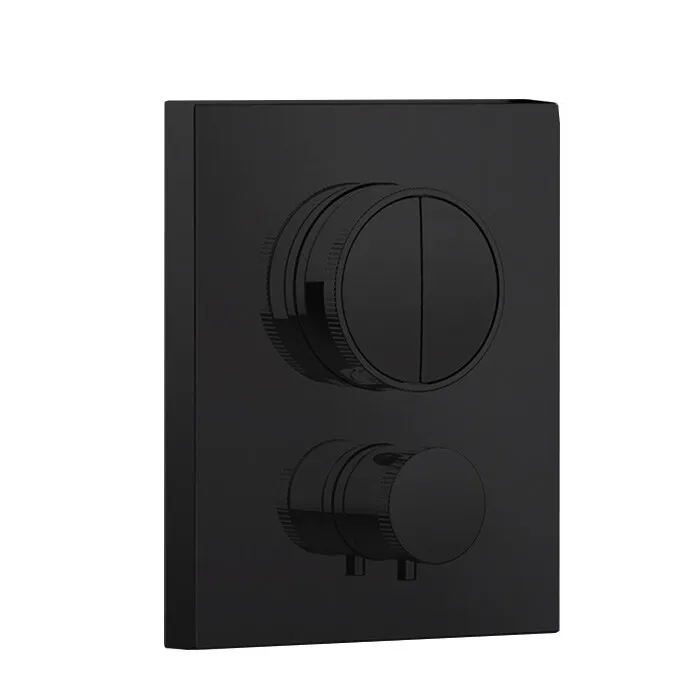 Смеситель для душа Almar Core, на 2 потребителя, черный матовый (E176682.MB)