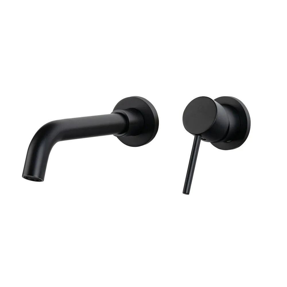 Смеситель для раковины встраиваемый FILARETE Roun FL4020BL, черный