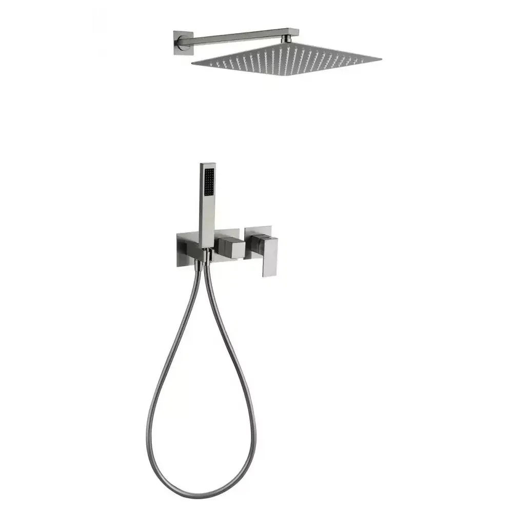 Душевая система встраиваемая (без излива) Grocenberg GB5080NK, никель