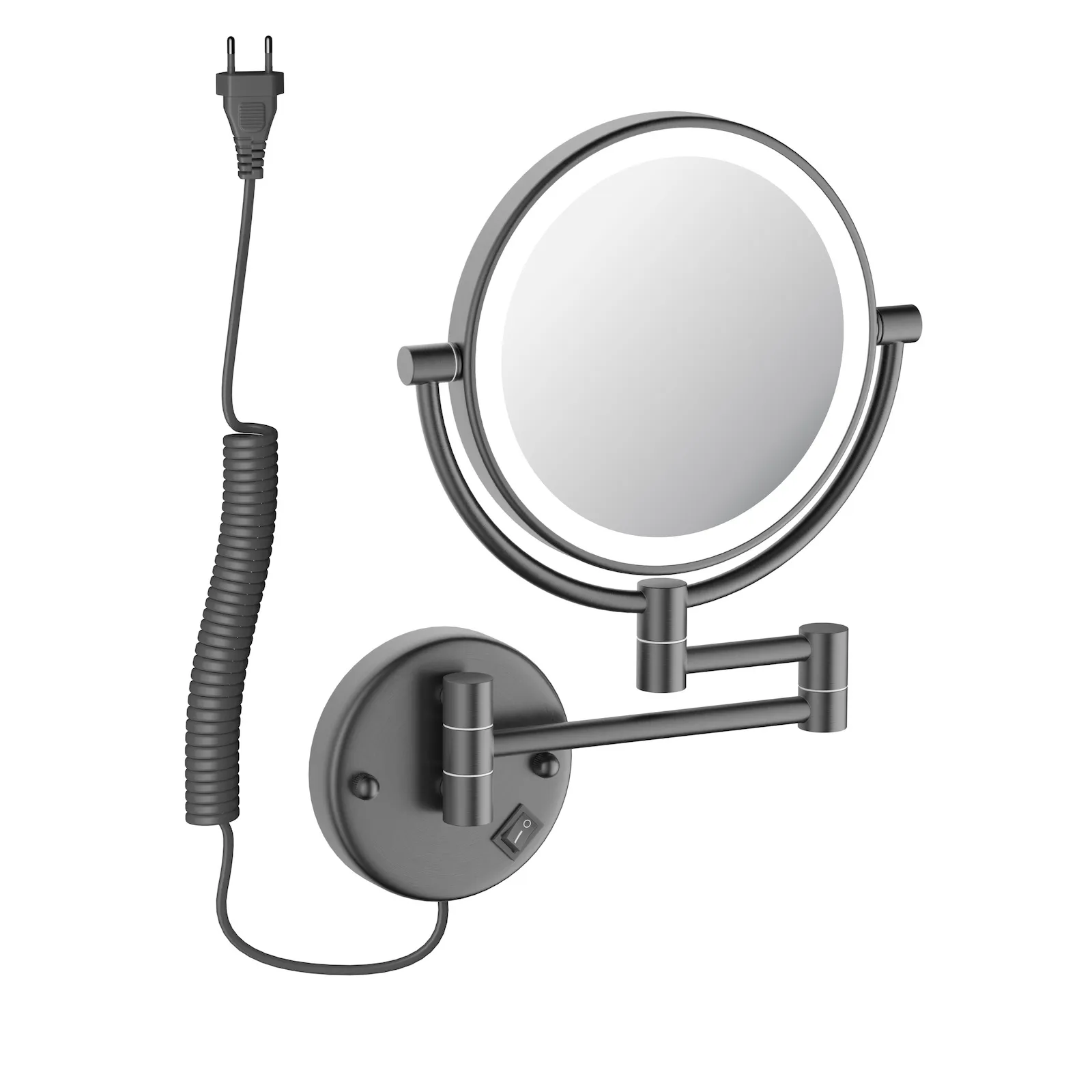 Зеркало с подсветкой Timo Saona черное золото (13376/18)