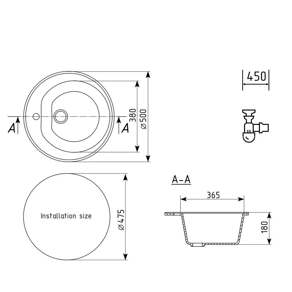 Кухонная мойка Ulgran U-101-307, терракот