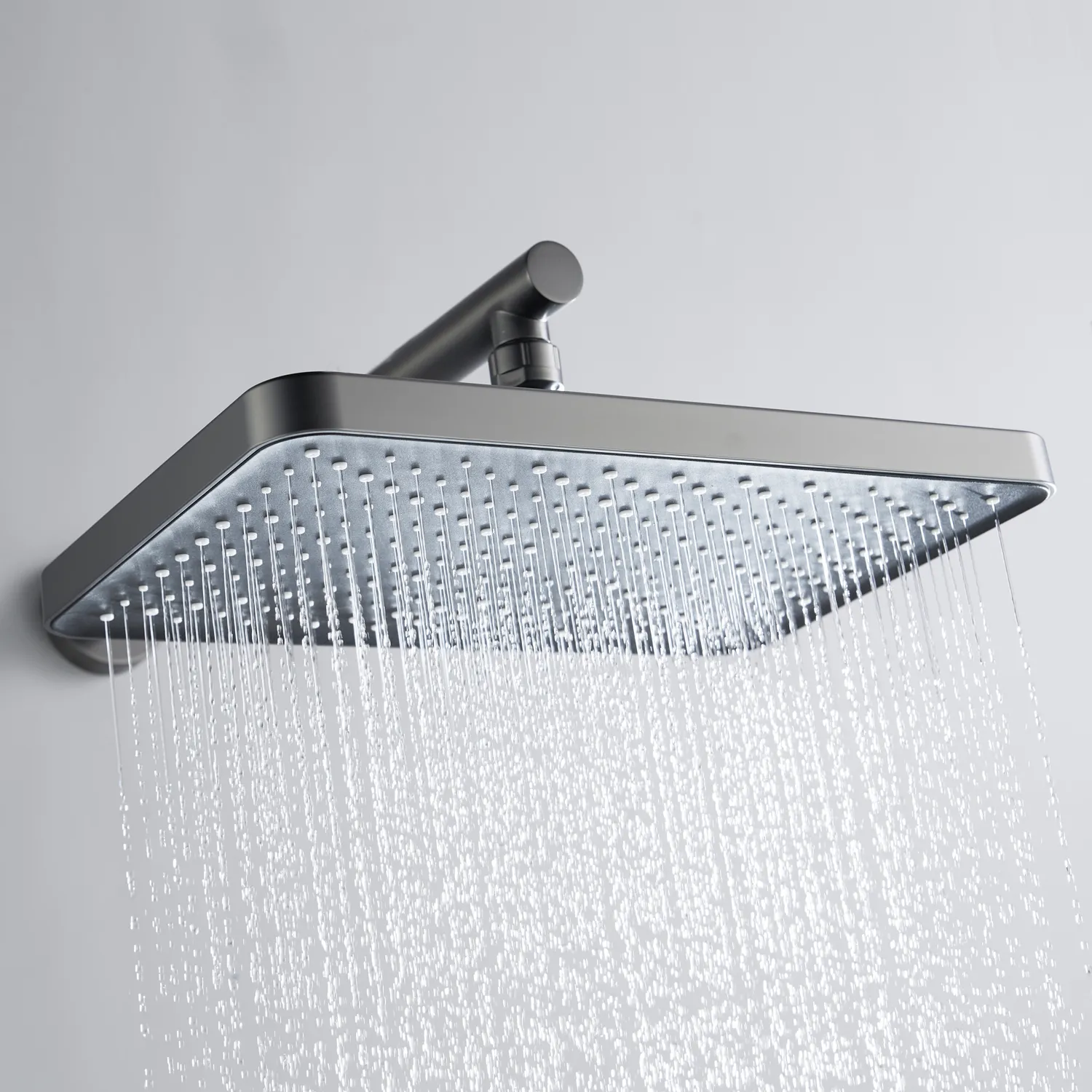 Душевая система встраиваемая Shevanik S9935T, оружейная сталь