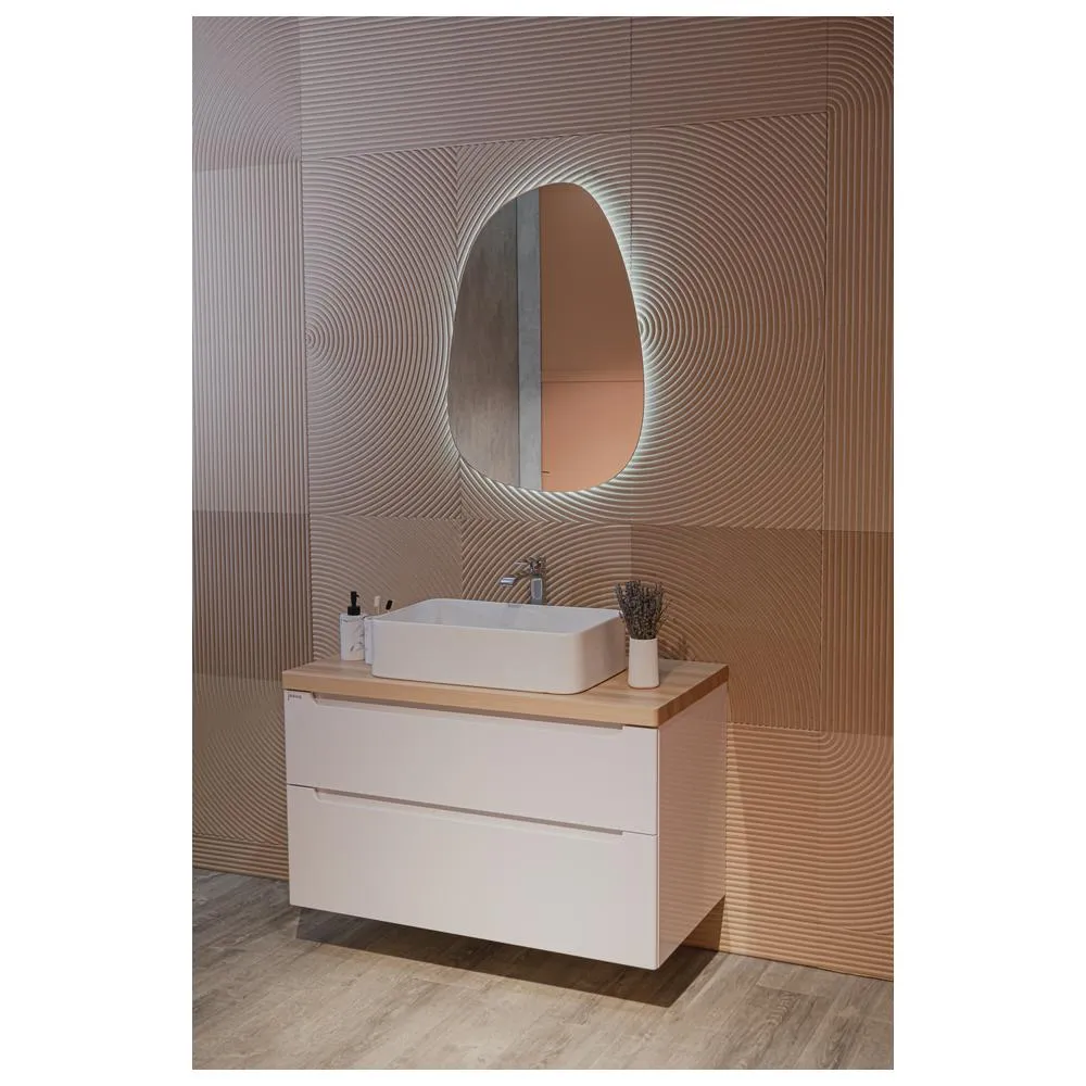 Зеркало Silver Mirrors Molecula-Lite 569х796 (открытая подсветка, бесконтактный сенсор)