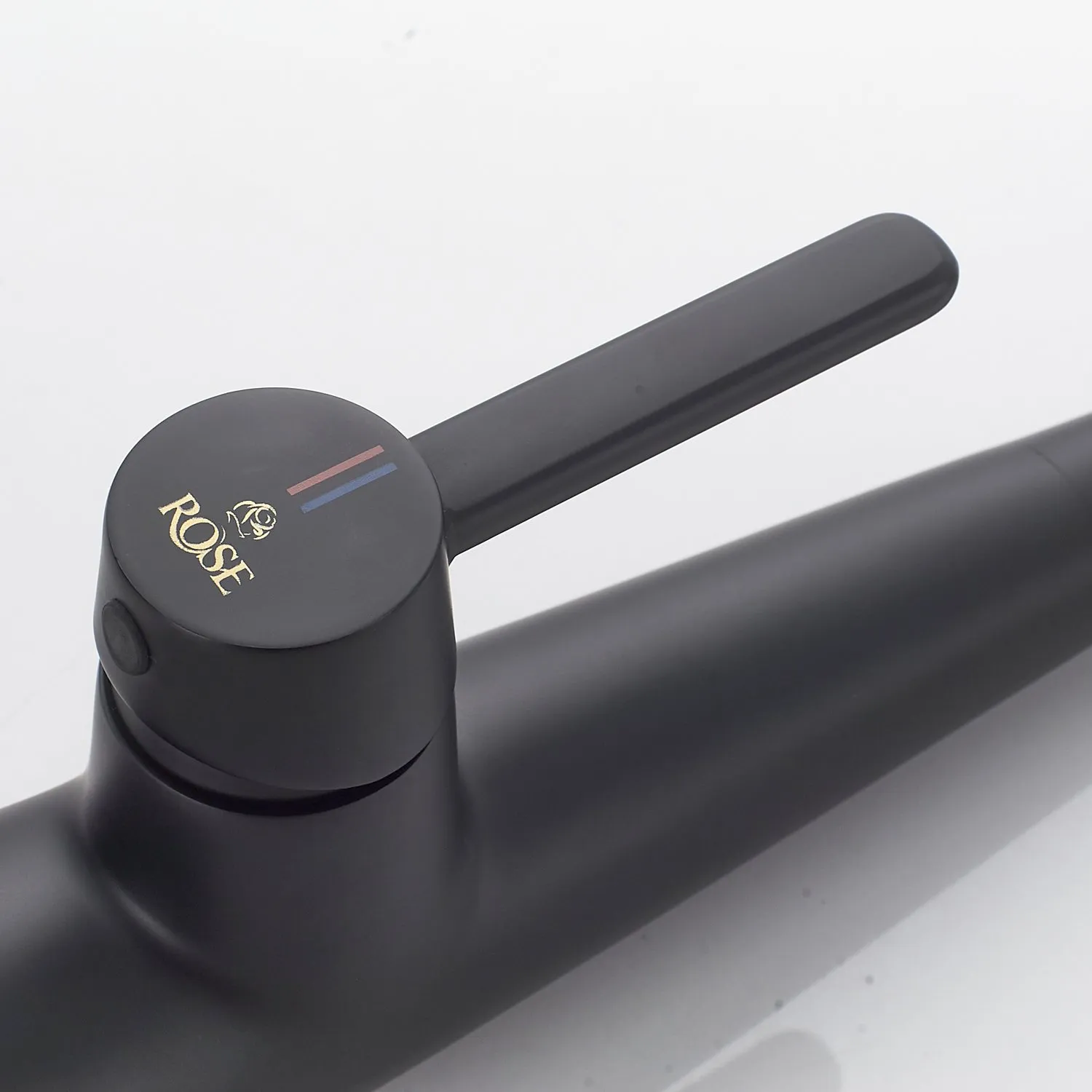 Смеситель для кухни с гибким изливом и режимом "душ" Rose R213H, черный