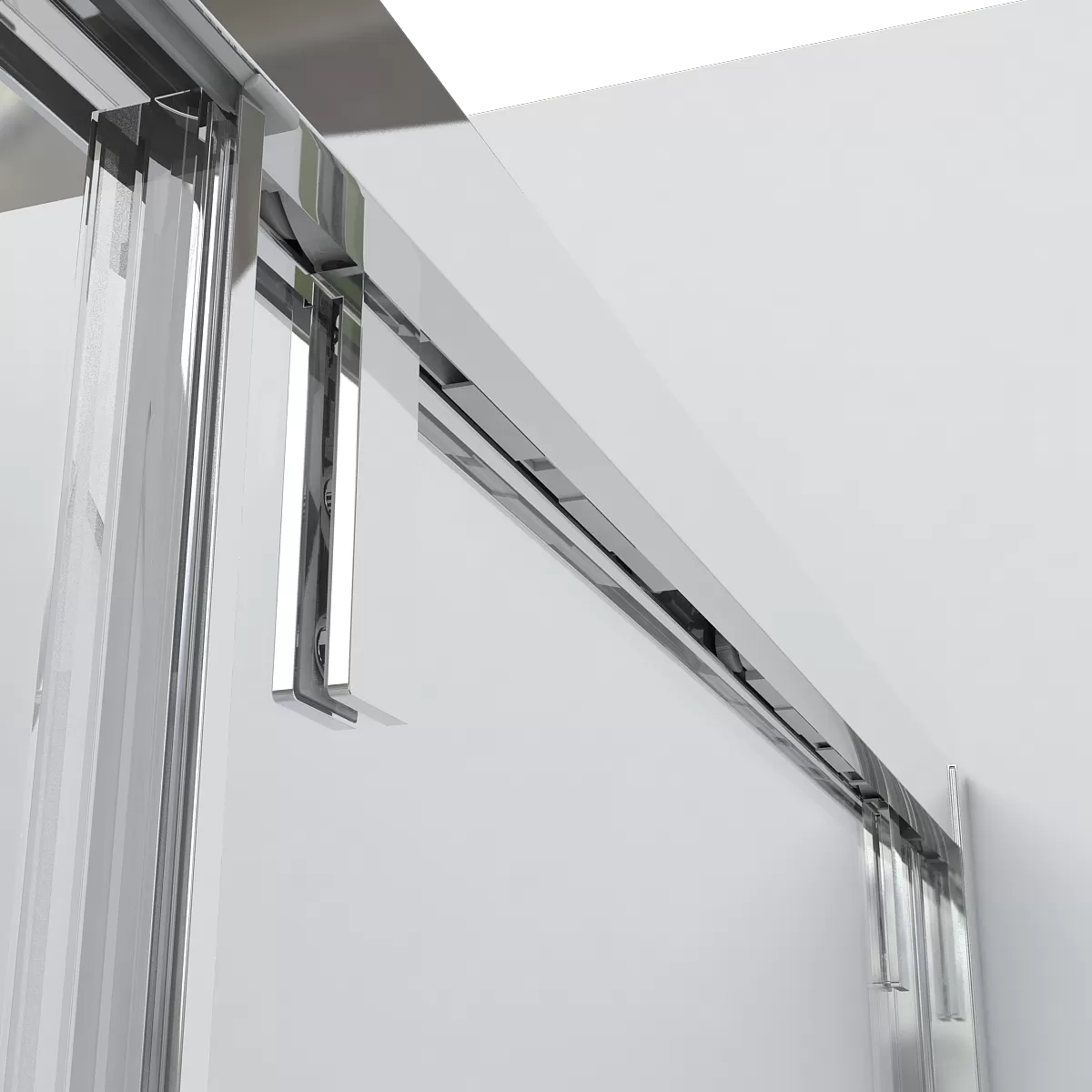 Душевой уголок Vincea Lugano (VSR-1L1012CLGM-1) 1200х1000 мм, вороненая сталь, стекло прозрачное