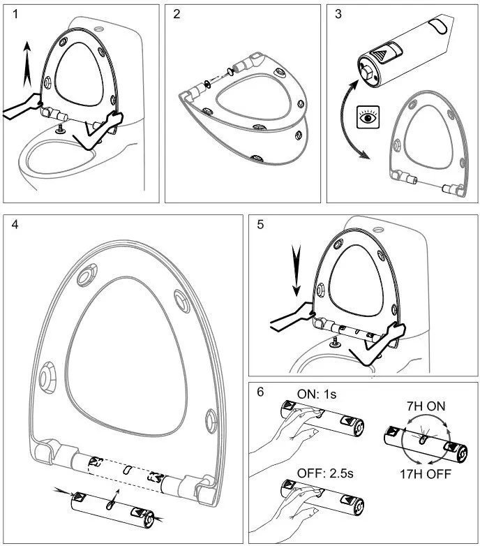 Подсветка для унитаза Jacob Delafon Nouvelle Vague (E20915-CP)