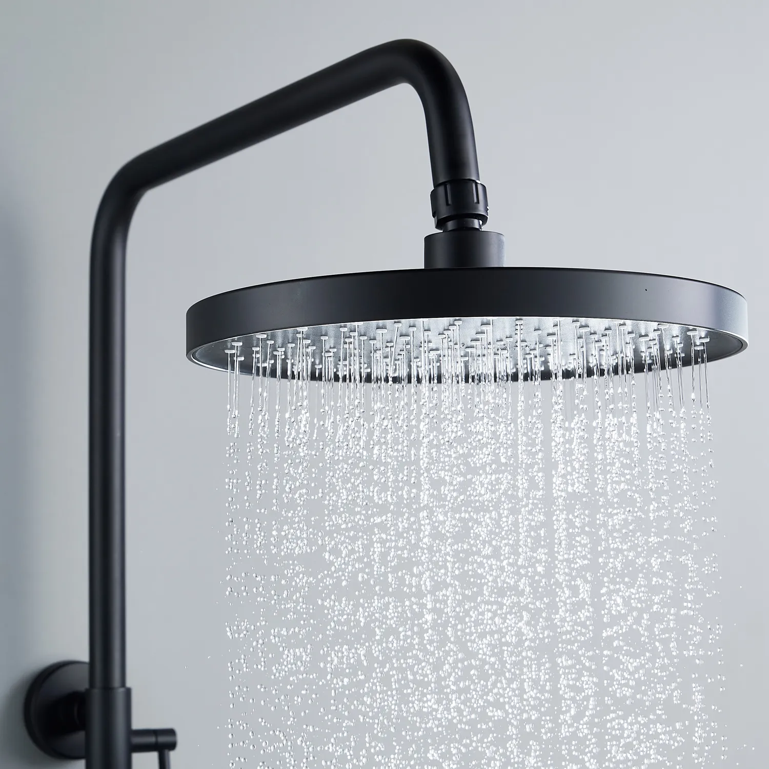 Душевая система Shevanik S4336H, черный