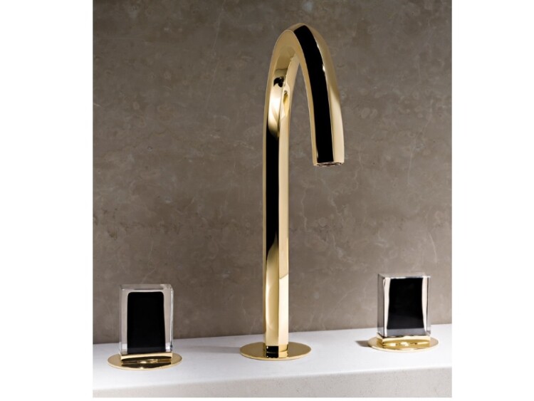 Ручка для смесителя Fantini Venezia, золото плюс черный (29 01 N448C5)