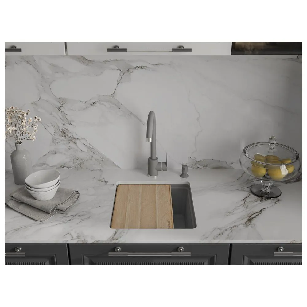 Кухонная мойка GranFest URBAN 4540, темно-серый