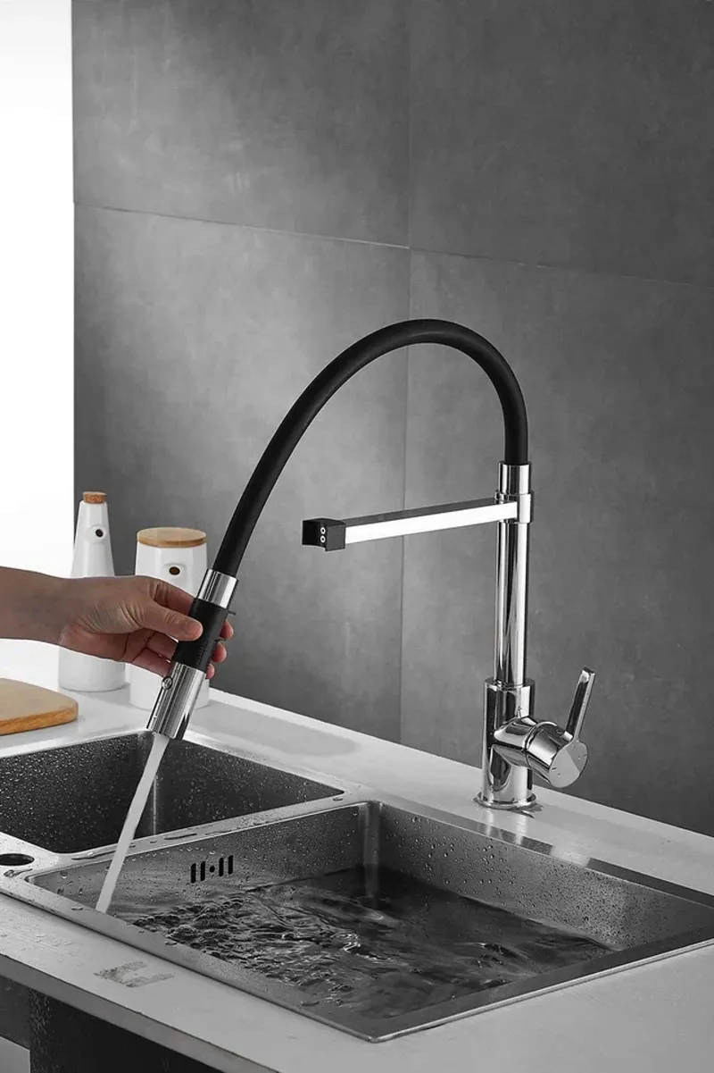 Смеситель для кухни Rose R133, хром