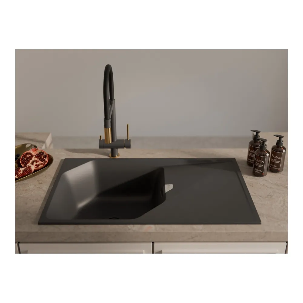 Кухонная мойка Rivelato LOCUS LS-85, антрацит