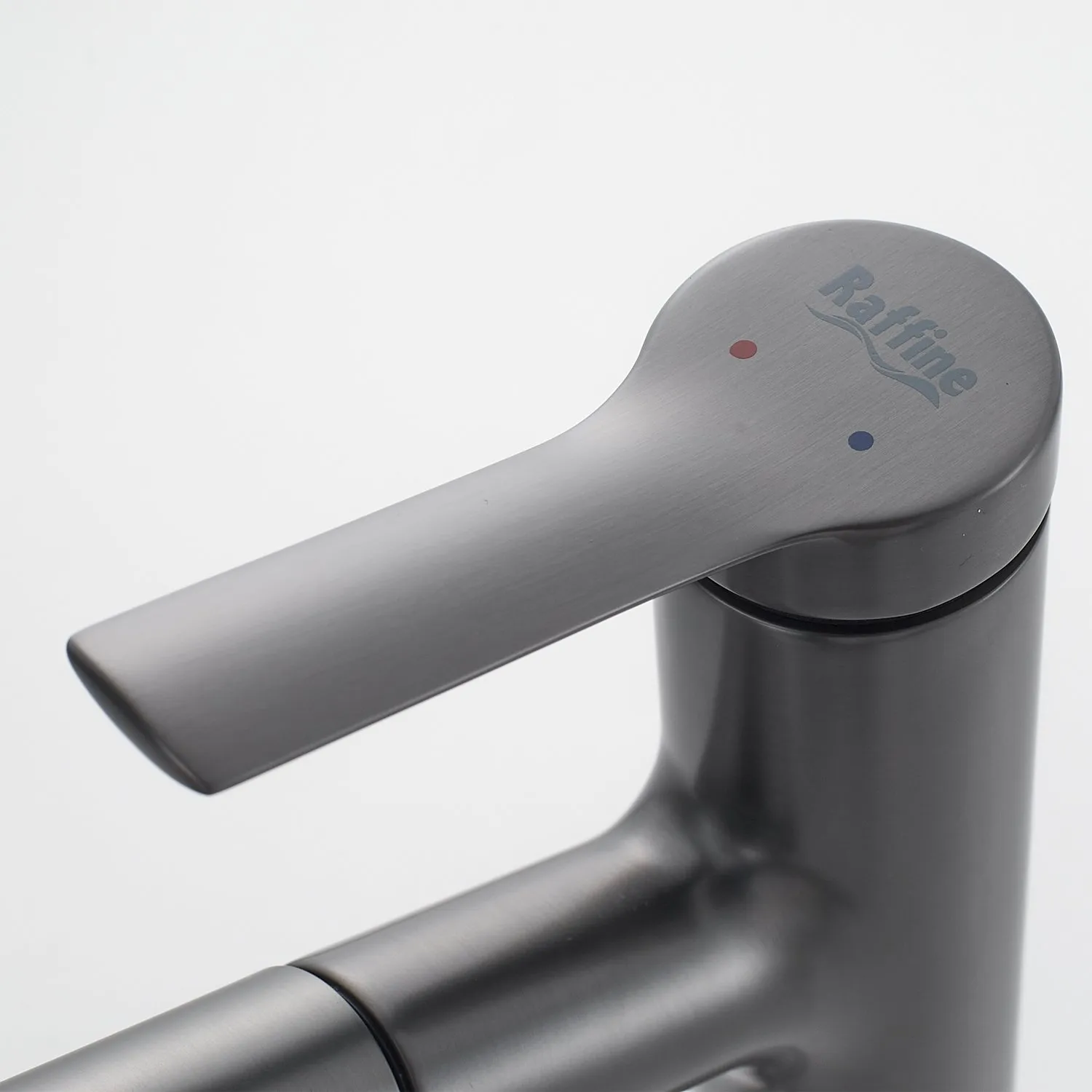 Смеситель для раковины многофункциональный Raffine F281T, оружейная сталь